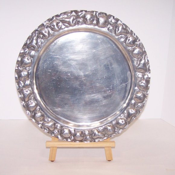 Albuhi Other - Albuhi Mexico Cast Aluminum Platter 14" Vintage
